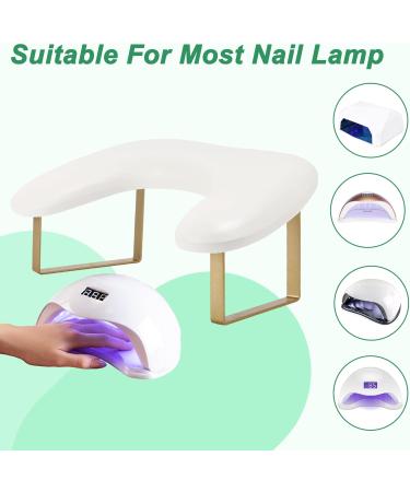 VOCOSTE Arm Rest for Nails Tech U Shaped Nail Hand Rest White - Buy Online on GoSupps.com