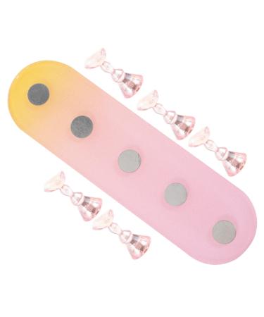 DRESSOOS 1 Set Nail Practice Holder Manicure Nail Display Nail Art Beauty Nail Display Creative Nail Stands Practice Nail Racks Creative Nail Racks Beauty Nail Stands Training Nail Display