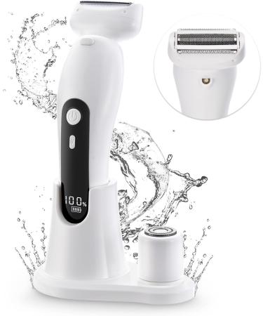 Buy Women's Electric Shaver - Cordless 2-in-1 Razor & Bikini Trimmer for Smooth Painless Hair Removal - Buy Online on GoSupps.com