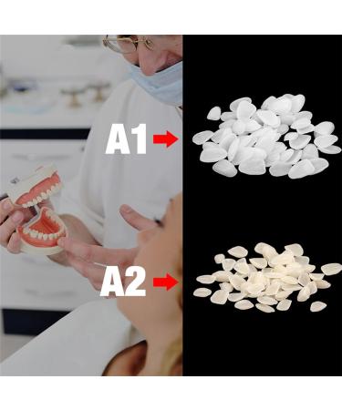100 Pieces A2 Dental Crown Veneers - Replacement Set for Missing Teeth - Orthodontic Care & Dental Repair - Buy Online on GoSupps.com