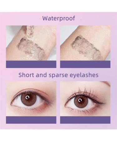 Small Brush Waterproof Mascara for Fine Short Eyelashes - Voluminous & Long-Lasting - Smudge-Proof Black (1 Pcs) - Buy Online on GoSupps.com