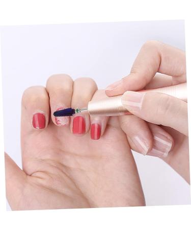 Housoutil 1pc Nail Polisher Tungsten Steel Plastic White Nail Supplies - Buy Online on GoSupps.com