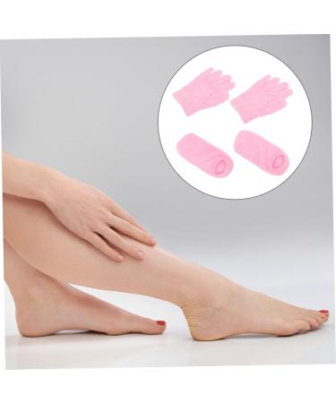 Beavorty 2 Pairs Gel Care Kit Hand Healing Cracked Hands Moisture Gloves Hydrating Gloves Hands Beauty Masks spa Socks Heel Moisturizing Socks Men Sock Yarn Lotion Man Facial mask - Buy Online on GoSupps.com