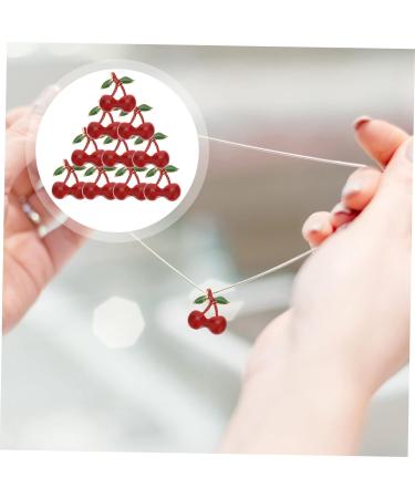 NUOBESTY 10pcs Fruit Drop Oil Pendant Fashion Necklace Cherry Charms Miniture Decoration Water Bottle Accessories Fruit Charms Diy Supplies Charms for Diy Craft Jewlery Metal Jewelry Alloy - Buy Online on GoSupps.com