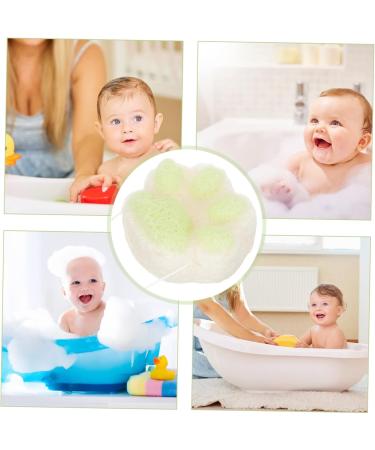 Beavorty Baby Facial Foam Sponge Bath Body Bath Sponge sponges for Cleaning Foam loofah Sponge Baby Powder Talc- Baby Powder Cornstarch face Sponge Body wash Toddler - Buy Online on GoSupps.com