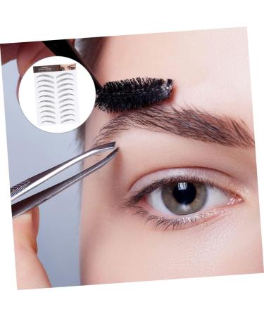 Beavorty 6 Sheets Waterproof Eyebrow Stickers Temporary Eyebrow Hair- Transfer Stickers Man Eyebrow Trimming 21x15cmx2pcs Blackx2pcs - Buy Online on GoSupps.com