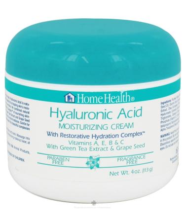 Home Health Hyaluronic Acid Moisturizing Cream with Restorative Hydration Complex 4 oz (113 g)