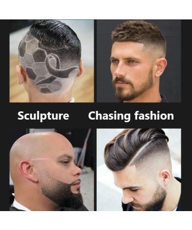 Pro Hair Clipper Bald Hair Clipper Trimmer Men's Rechargeable Lawn Mower T-Shaped Contour Hair Clipper Shaver Old-Fashioned Hair Clipper Cordless(Gold) - Buy Online on GoSupps.com