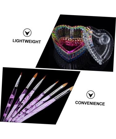 Housoutil 1 Set Nail Art Crystal Cup Nail Art Manicure Tool Nail Art Pen Nail Art Bowl Pinceles Para U as Acrilicas Nail Art Design Pens Nail Art Brush Nail Pen Glass Dedicated - Buy Online on GoSupps.com