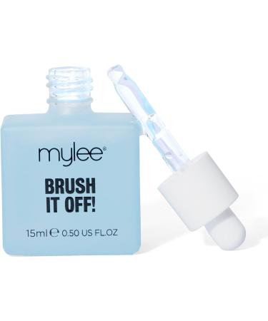 MYLEE Brush It Off Nail Art Gel Brush Cleaner Professional Grade Brush Cleaner for Nail Art Brushes Vegan Clear and Alcohol-Free Cleanser Solution - Buy Online on GoSupps.com