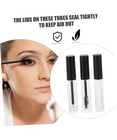 BIUDECO 6pcs Eyeliner Eyelash Bottle Eyelash Mascara Clear Mascara for Eyelashes Transparent Mascara Plastic - Buy Online on GoSupps.com