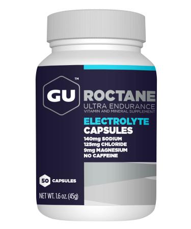 GU Energy Roctane Ultra Endurance Electrolyte Capsules, 50-Count Bottle
