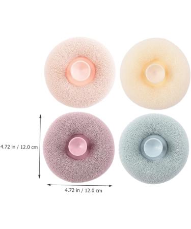 Buy Hemoton 4pcs Cartoon Bath Balls - Exfoliating Shower Loofah & Skin Cleaning Tool for Travel - Buy Online on GoSupps.com
