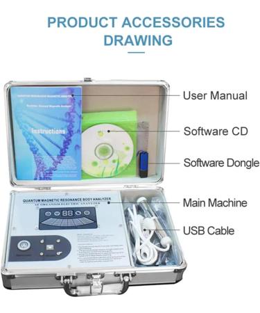 Vanenfere Quantum Magnetic Resonance Body Analyzer | Multilingual Full-Body Health Scanner with 3D Analysis - International Shipping Available - Buy Online on GoSupps.com