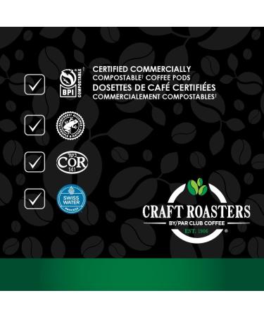 Club Coffee Craft Roasters 100% Colombian Swiss Water Decaf - Medium Roast Single Serve Coffee K-Cup Pods Compostable Coffee Pods Keurig Brewer Compatible Rainforest Alliance Certified 120 Count (20 Count Pack of 6) 100% Colombian Swiss Water Decaf - Medi - Buy Online on GoSupps.com