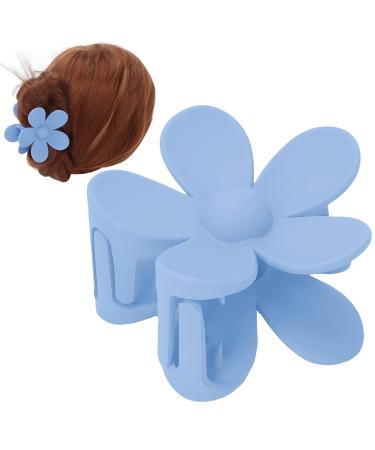 Light Blue Flower Hair Clip - Durable Anti-Slip Claw Clip for Women & Girls | Perfect Styling Accessory - Buy Online on GoSupps.com