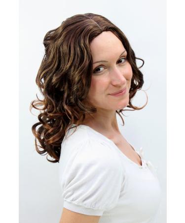 WIG ME UP F45-2T30 | Curly Long Brunette Mix Wig with Middle Parting - International Shipping Available - Buy Online on GoSupps.com