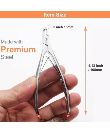 Premium Stainless Steel Cuticle Trimmer & Nipper for Manicure & Pedicure - Precision Grooming Kit for Nails & Dry Skin - Buy Online on GoSupps.com
