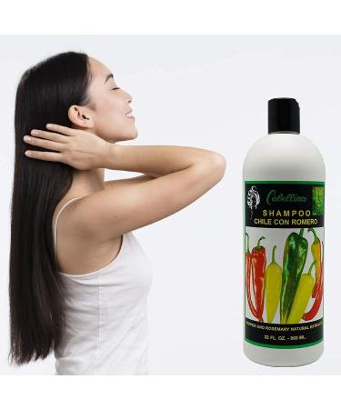 Cabellina Chile con Romero Shampoo 32 FL OZ - Cleanses and Refreshes | Pack of 1 - Buy Online on GoSupps.com