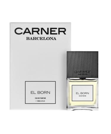 Carner Barcelona El Born Eau De Parfum 50ml Spray - Long Lasting Perfume Spray Woodsy Scent Notes of Calabrian Bergamot Heliotrope Egyptian Jasmine Men's EDP Spray 1.7 Ounce (Pack of 1)