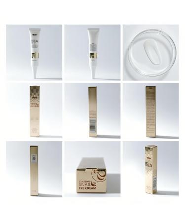 Snail Eye Cream with Red Ginseng | Dark Circles Eye Bags & Fine Lines Treatment | Moisturizing & Nourishing 30g - Buy Online on GoSupps.com
