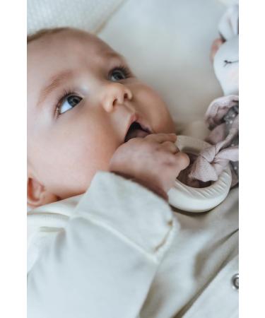 Kikadu Teething Ring with Fawn | 100% GOTS-Certified Organic Cotton Baby Toy - Safe & Eco-Friendly - Buy Online on GoSupps.com