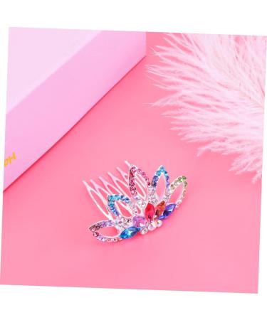 DOITOOL 1pc Prom Hair Clips Diamond Headpiece Hair Accessories for Women Prom Bridal Hair Comb Wedding Colored Hair Clips Barrettes for Women Princess Headwear Tiara Girl Women's Hair Ring - Buy Online on GoSupps.com