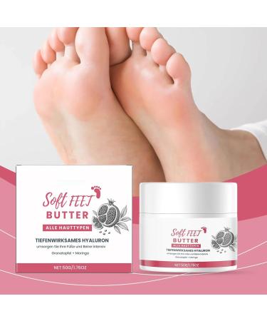 Feet Moisturizing Cream 50g Cracks Care Cream Moisturizing Balm for Dry Heels for Repairing Cracks When Moving or at Home Use - Buy Online on GoSupps.com