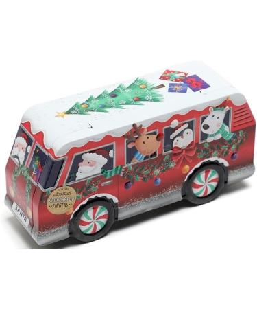 Christmas Shortbread Biscuits Gift Set 300g - Camper Van Shortbread Biscuit Tin - Christmas Stocking Fillers - Kids Adults Gift - Buy Online on GoSupps.com