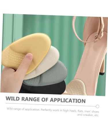 NOLITOY Metatarsal Foot Pads - 3 Pairs Non-Slip Forefoot Shoe Inserts for High Heels | Comfortable Flannel Sole Pads - Buy Online on GoSupps.com