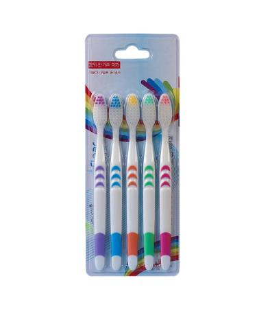Drang Soft Bamboo Carbon Toothbrushes - Eco-Friendly 5-Pack | Ultra-Gentle Bristles in Multiple Colors for Family Care - Buy Online on GoSupps.com