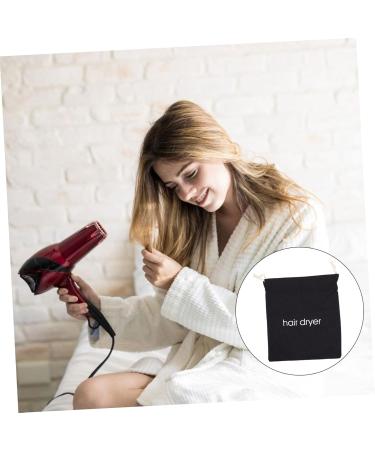 Beaupretty 5pcs Hair Dryer Storage Bag - Drawstring Pouch for Blowdryer & Styling Tools | Travel-Friendly Black Fabric Bags - Buy Online on GoSupps.com