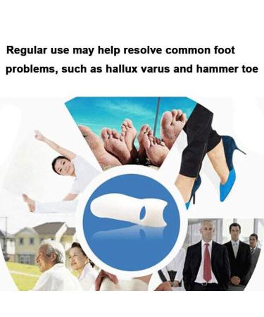 Buy Hallux Valgus Corrector for Toe Inflammation - Day Use White/Skin Colored 1 Pair - International Shipping Available - Buy Online on GoSupps.com