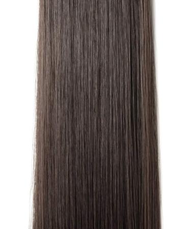 21 Inches Clip In Hair Extensions Claw On Ponytail Hairpieces Wrap Around Ponytail One Piece Long Straight Hair Extension Dark Brown  - Buy Online on GoSupps.com