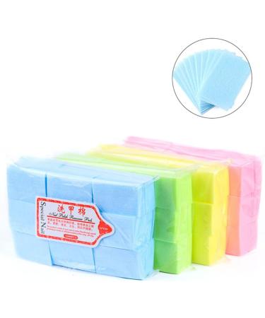 1800 Pcs Minkissy Nail Polish Remover Cotton Pads - Disposable Makeup & Nail Dip Remover - Sky Blue Cotton Squares - Buy Online on GoSupps.com