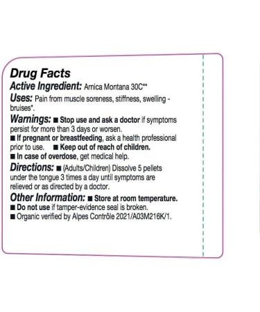 OLLOIS OLLOPAIN Arnica Bundle - Cream (4oz) + Pellets (80ct) - Buy Online on GoSupps.com