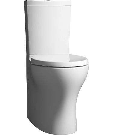 KOHLER 4008-0 Reveal Elongated Toilet Seat - Quiet-Close Hinges, Grip-Tight Bumpers, Quick-Attach Hardware - No Slam, White - Buy Online on GoSupps.com