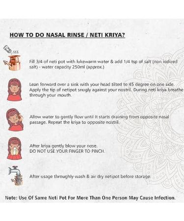 A2Shine Jal Neti Pot Copper Plain (250ml) - Buy Online on GoSupps.com