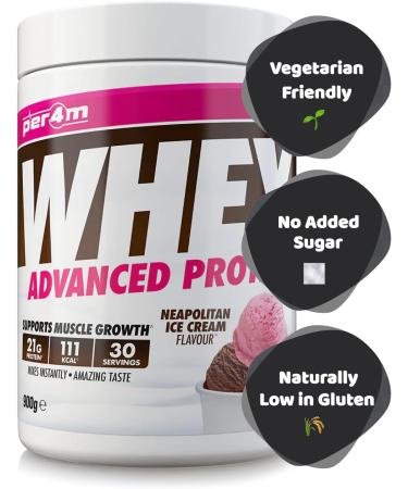 Per4m Whey Protein 900g Neapolitan Ice Cream - Buy Online on GoSupps.com