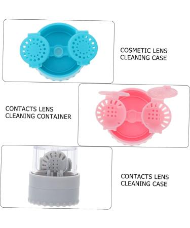 Healeved 12 STK Colored Contact Lens Cleaning Containers | Manual Washing System & Travel Cases for Lens Care | Brillen Cleaner & Cleaning Case - Buy Online on GoSupps.com