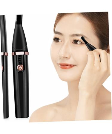 FRCOLOR Electric Eyebrow Trimmer & Facial Hair Remover - Efficient Epilator for Precision Grooming (Black 14.5X1.7cm - Buy Online on GoSupps.com