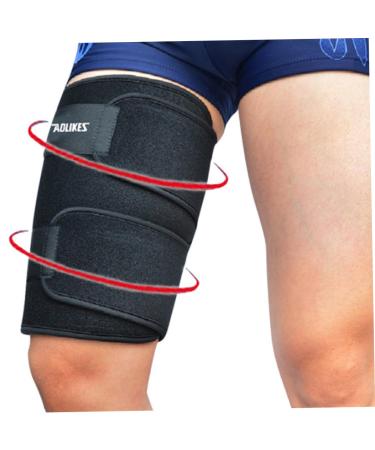 Thigh Compression Brace Support | Breathable Thigh Wrapping Brace for Pain Relief - International Shipping Available - Buy Online on GoSupps.com