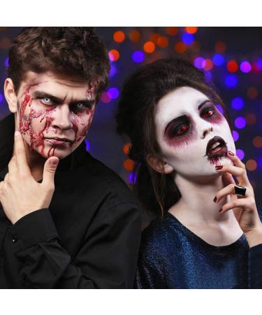 CCbeauty Scar Wax Set | Halloween SFX Makeup Kit with Fake Wound Wax, Coagulated Blood, Fake Blood Gel, and Stipple Sponges - Buy Online on GoSupps.com