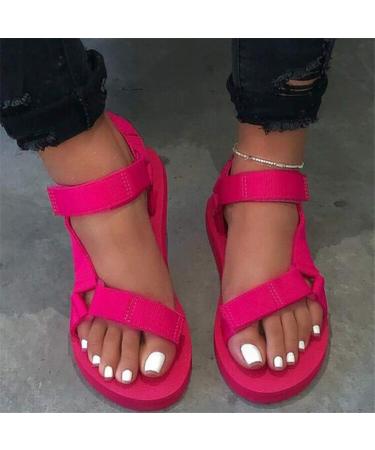 New women-summer-soft slide sandals woman buckle belt foam sole durable sandals women outdoor casual beach shoes (size: 43 code) B 41code