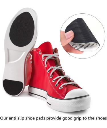Beautulip Non-Skid Shoe Pads - Pack of 8 Black Self-Adhesive Slip Resistant Sole Protectors - Buy Online on GoSupps.com
