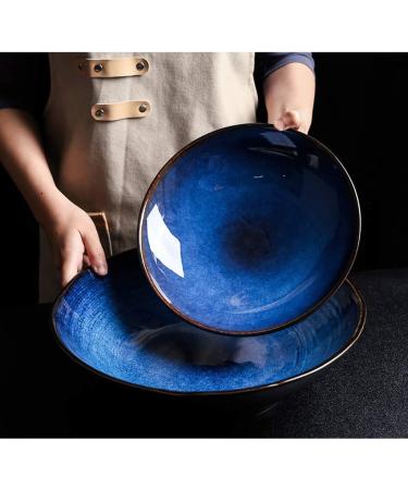 Lunch Box Porcelain Bowl Salad Soup Ramen Bowl Gradient Blue Pattern Stackable Tableware Bowl Kitchenware Hotel Restaurant Tableware Bowl (Color : Blue Size : 20.5cm/8in) 20.5cm/8in Blue - Buy Online on GoSupps.com