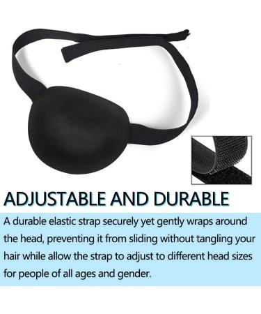 FCAROLYN 3D Eye Patch | Adjustable Eye Patch for Adults and Kids (Black) - Buy Online on GoSupps.com