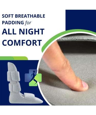 Plantar Fasciitis Night Splint | Soft Cushioned Comfort | Large Size - Buy Online on GoSupps.com