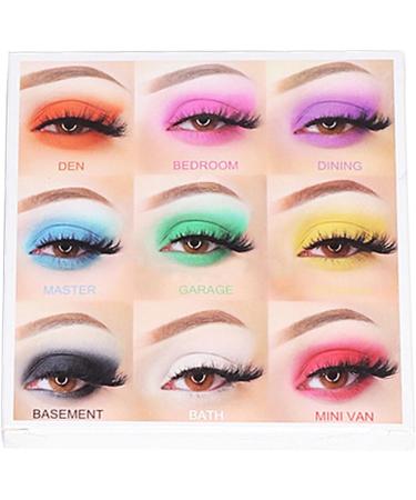 Matte Eyeshadow Palette | Eyeshadow Pallet 9-Color - Pigmented Matte Eyeshadow Blendable Long-lasting for Daily Wedding Dating Rowces - Buy Online on GoSupps.com