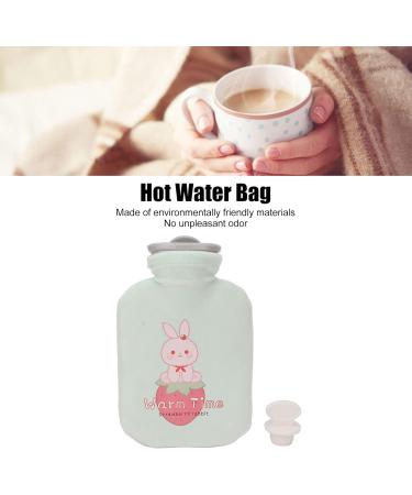 Buy Green Rabbit Rubber Hot Water Bottle - Soft Cover Leak-Proof Hot Cold Compress for Pain Relief | International Shipping Available - Buy Online on GoSupps.com